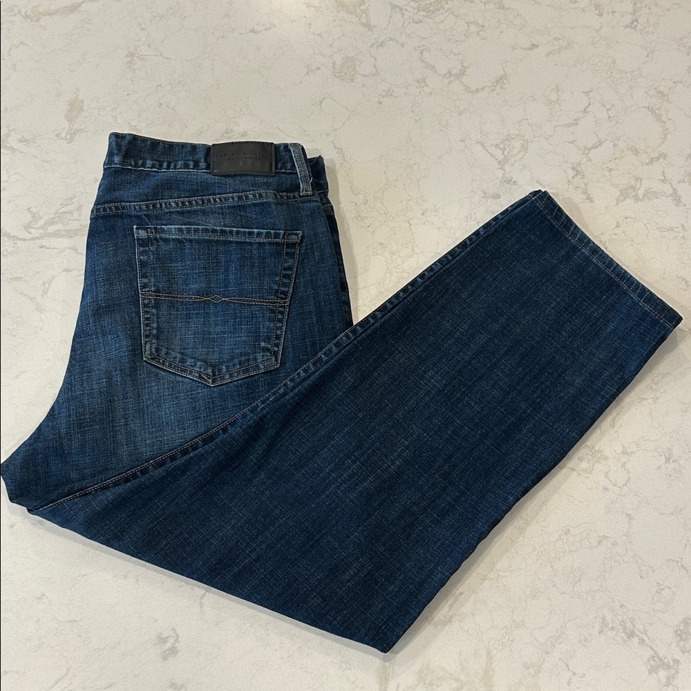 Lucky Brand 329 Classic Straight Leg Dark Wash Men’s Jeans 40X32 - Picture 16 of 17